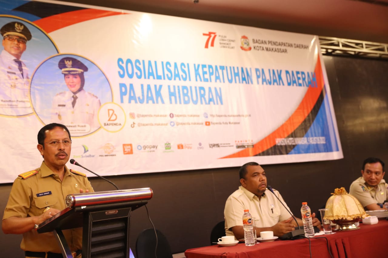 Tingkatkan Kepatuhan Wajib Pajak Hiburan, Pemkot Makassar Gelar Sosialisasi