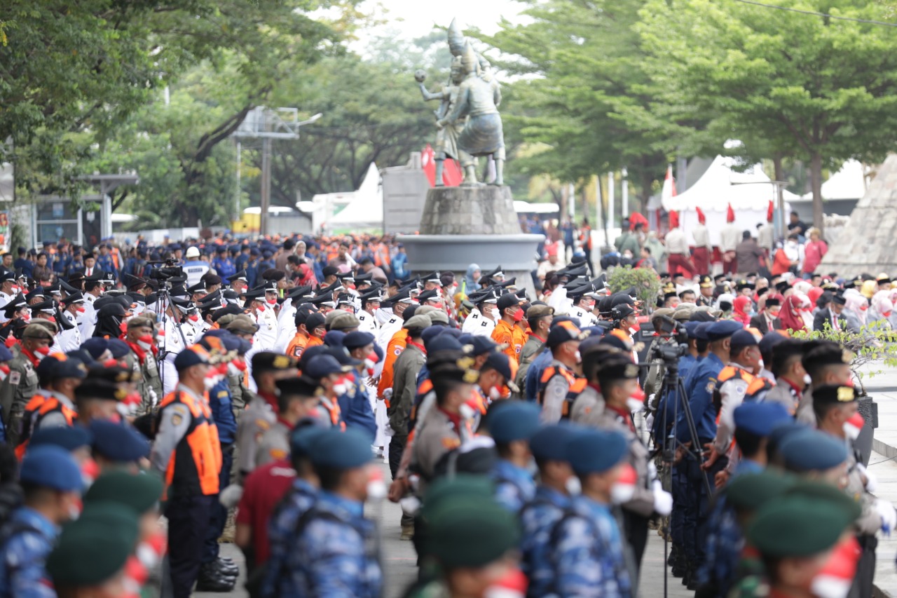 Wali Kota Danny Pomanto Apresiasi TNI/POLRI Sukseskan Upacara HUT ke-77 Tahun Kemerdekaan RI
