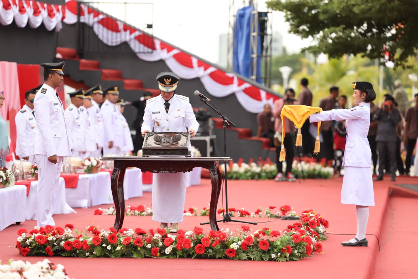 Wawali Makassar Lega Perayaan HUT ke-77 Tahun RI Berjalan Lancar