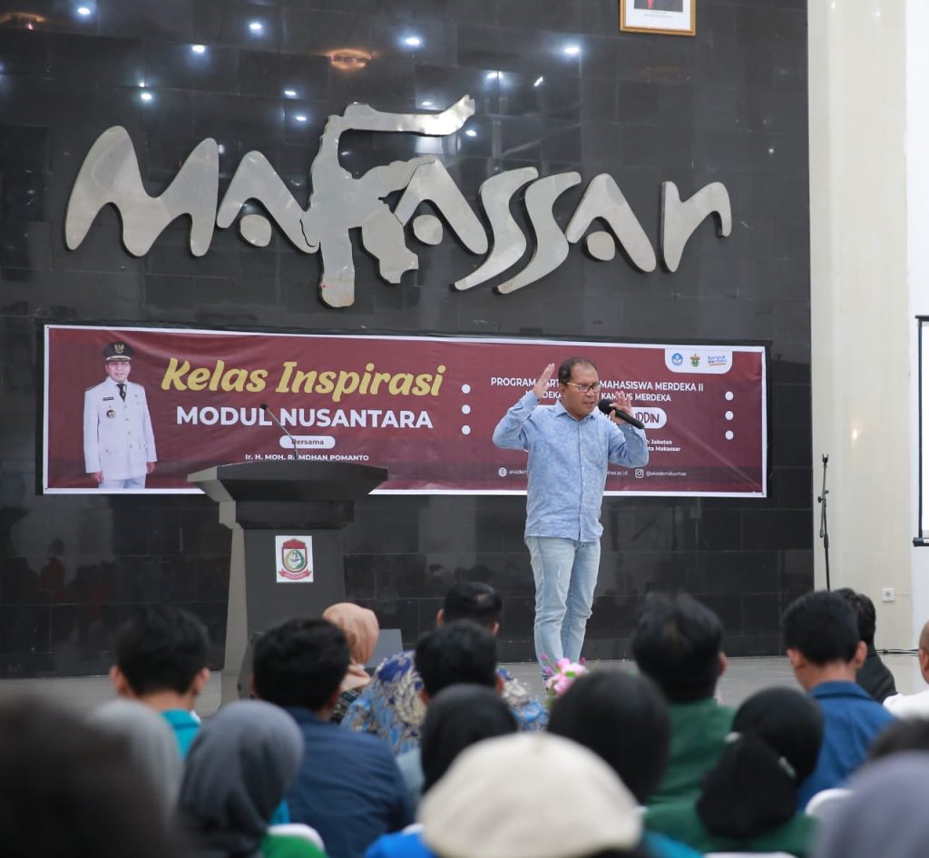 Danny Narasumber Paparkan Makassar Dua Kali Tambah Baik Pada Kelas Inspirasi Modul Nusantara