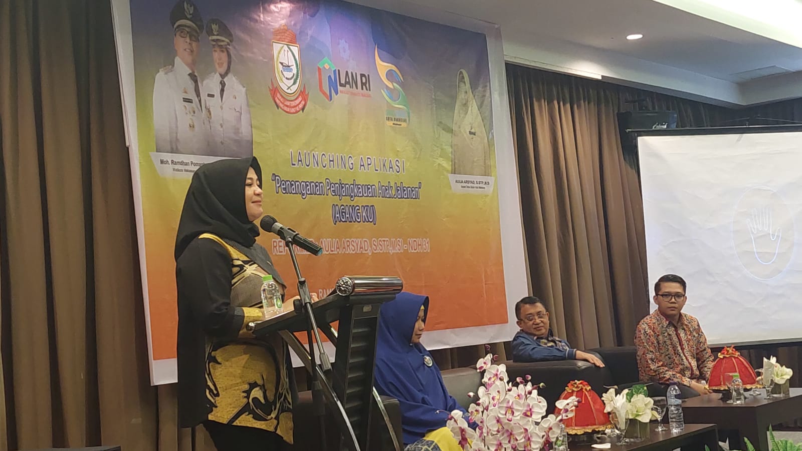Atasi Persoalan Anjal dan Gepeng, Wakil Walikota Makassar Resmi Launching Aplikasi “Agang’ku”