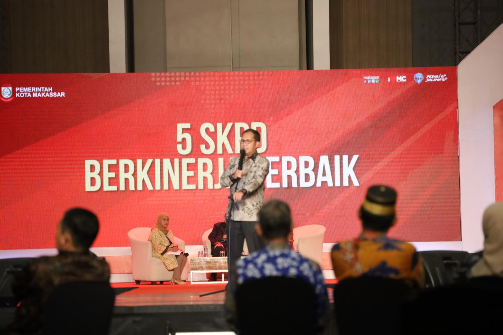 Bapenda Sabet Peringkat Pertama SKPD Terbaik Pemkot Makassar