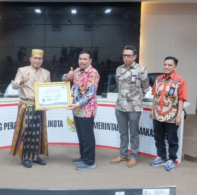 Pemkot Makassar Raih Penghargaan Dari Ombudsman RI, Predikat Zona Hijau