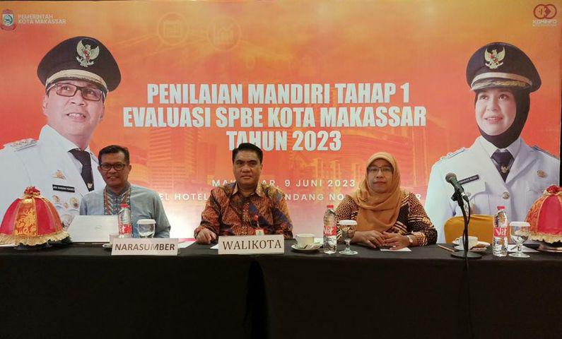 Diskominfo Makassar Lakukan Self Assessment Tahap I Evaluasi SPBE Kota Makassar