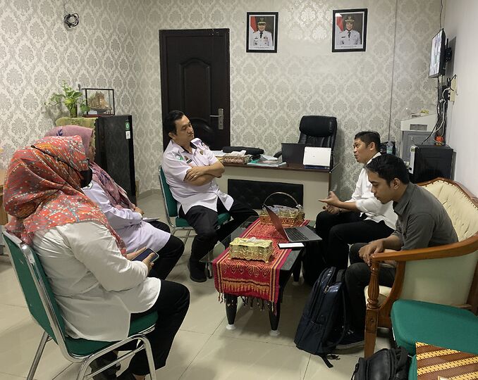 Diskominfo Makassar Kunjungi Puskesmas Tamalete Bahas Rencana Aksi Perubahan Pengentasan Stunting