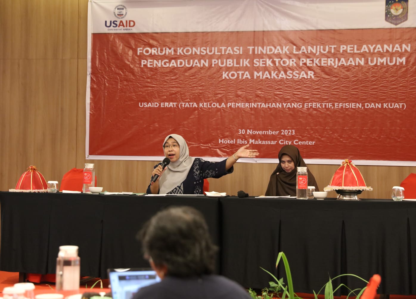 Tindak Lanjut SP4N-LAPOR Makassar, Diskominfo-USAID ERAT Gelar Forum Konsultasi